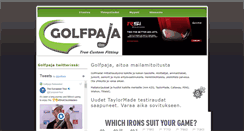 Desktop Screenshot of golfpaja.fi