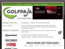 Tablet Screenshot of golfpaja.fi